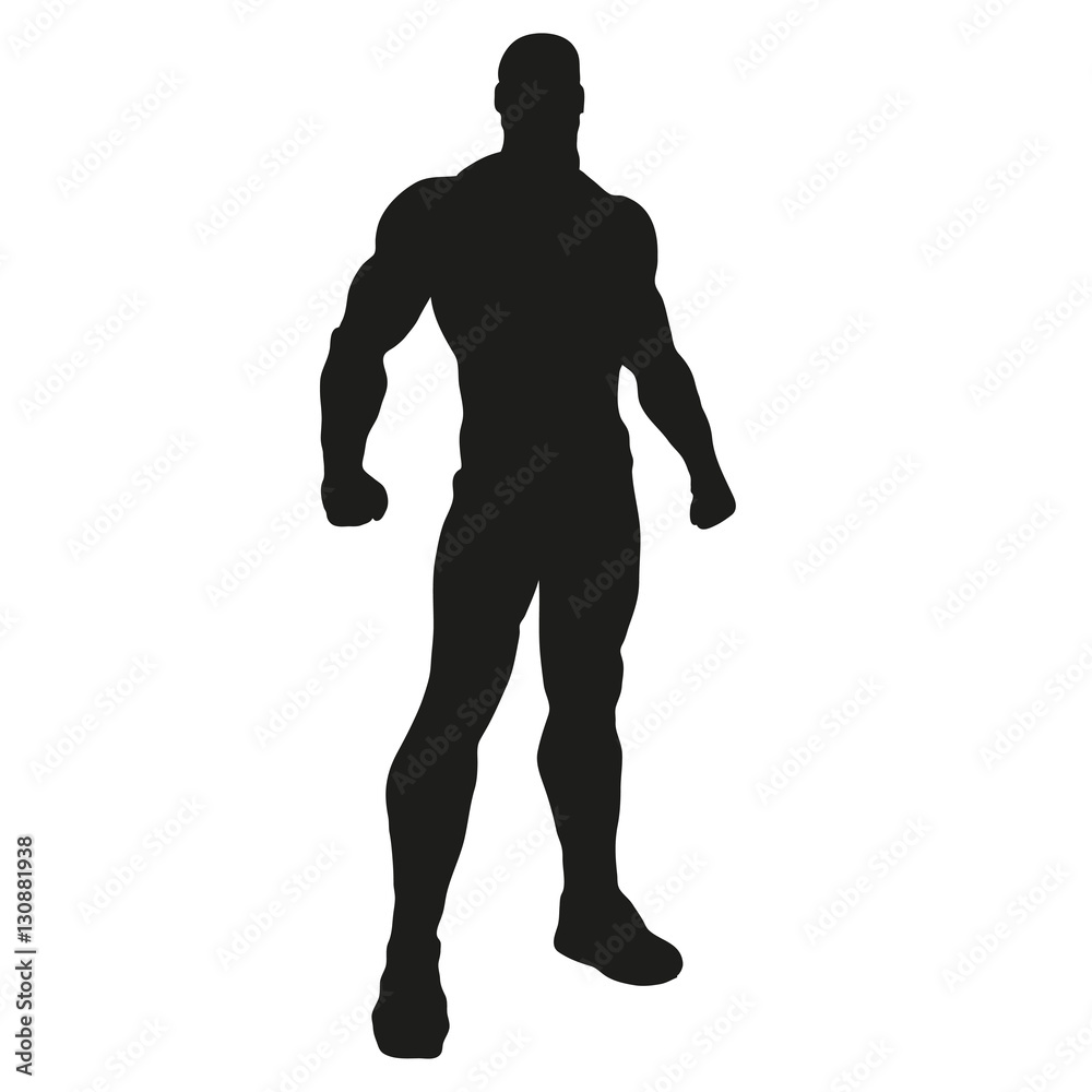 silhouette superhero