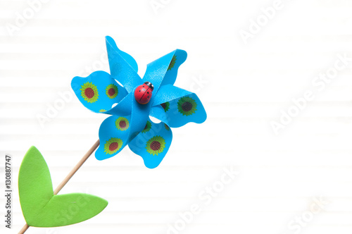 Simple child's toy on white background representing simplicity