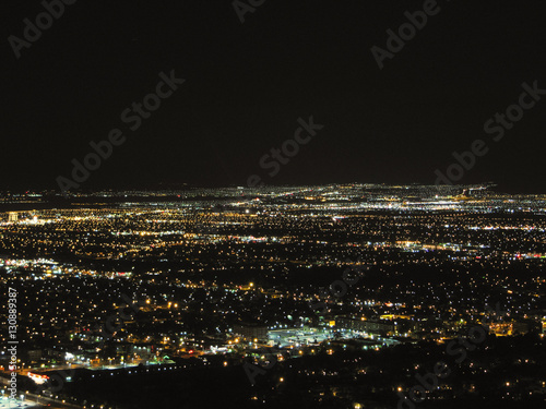 Las Vegas - Aereal night view
