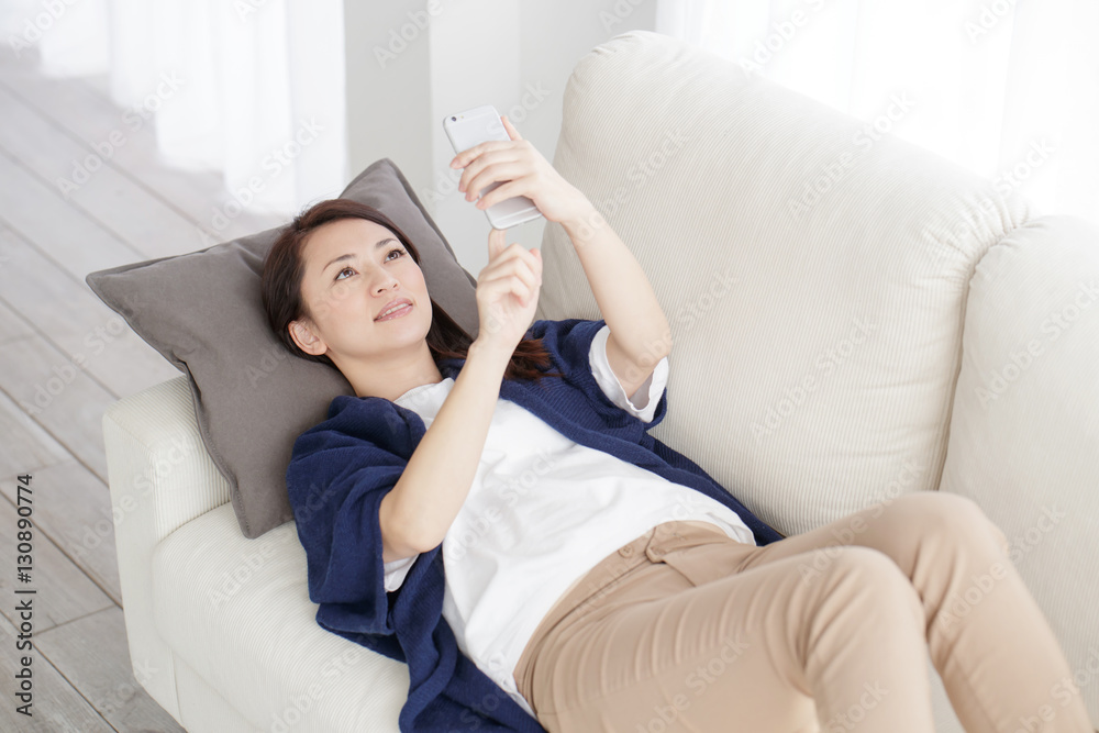 スマートフォン・女性