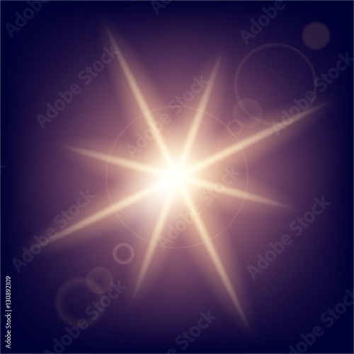 Wallpaper Mural Creative concept Vector set of glow light effect stars bursts with sparkles isolated on black background. For illustration template art design, banner for Christmas celebrate, magic flash energy ray Torontodigital.ca