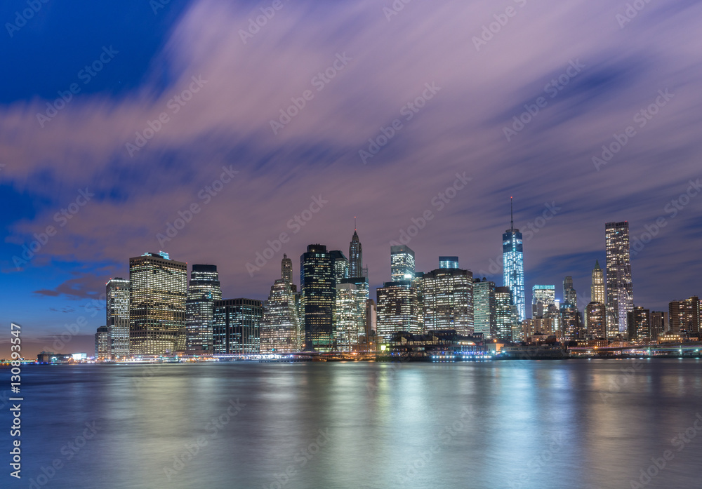 View of lower Manhattan from Brooklyn