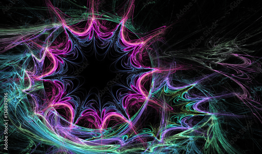 abstract fractal shape