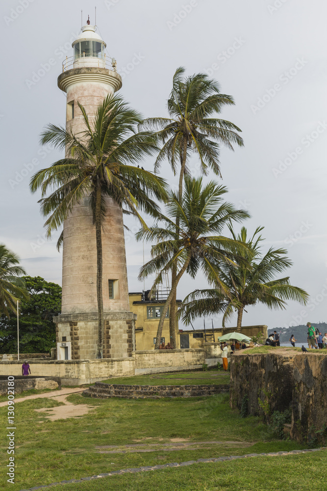 Area near lighthouse, fort Galle, Sri Lanka