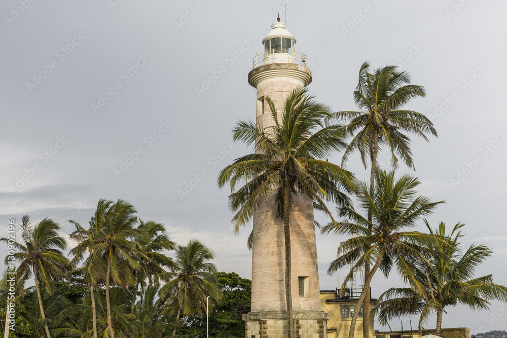 Area near lighthouse, fort Galle, Sri Lanka