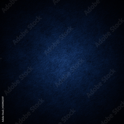 Fotografie Blue scratched grunge stucco wall background or texture