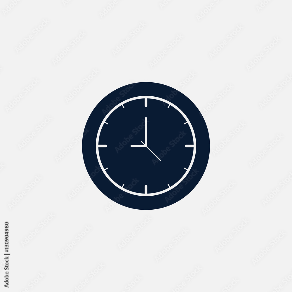 Clock icon simple illustration Clock icon simple illustration