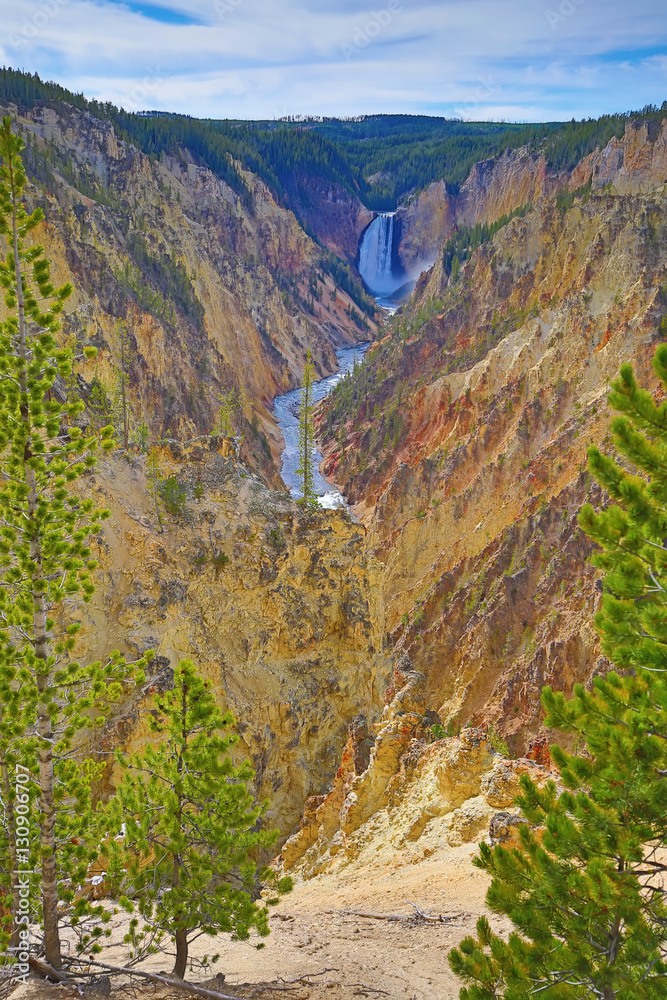 Naklejka premium Yellowstone canyon