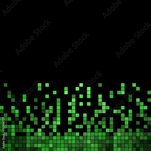 abstract vector square pixel mosaic background