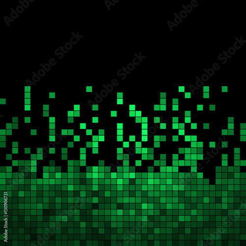 abstract vector square pixel mosaic background