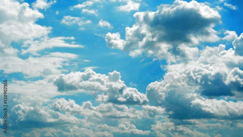 Blue sky with clouds in sunny day Blue sky with clouds in sunny day