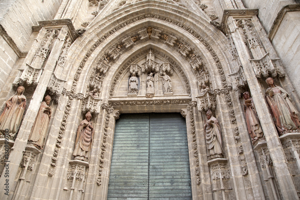 San Miguel Entrance, Santa Maria Cathedral Church; Seville
