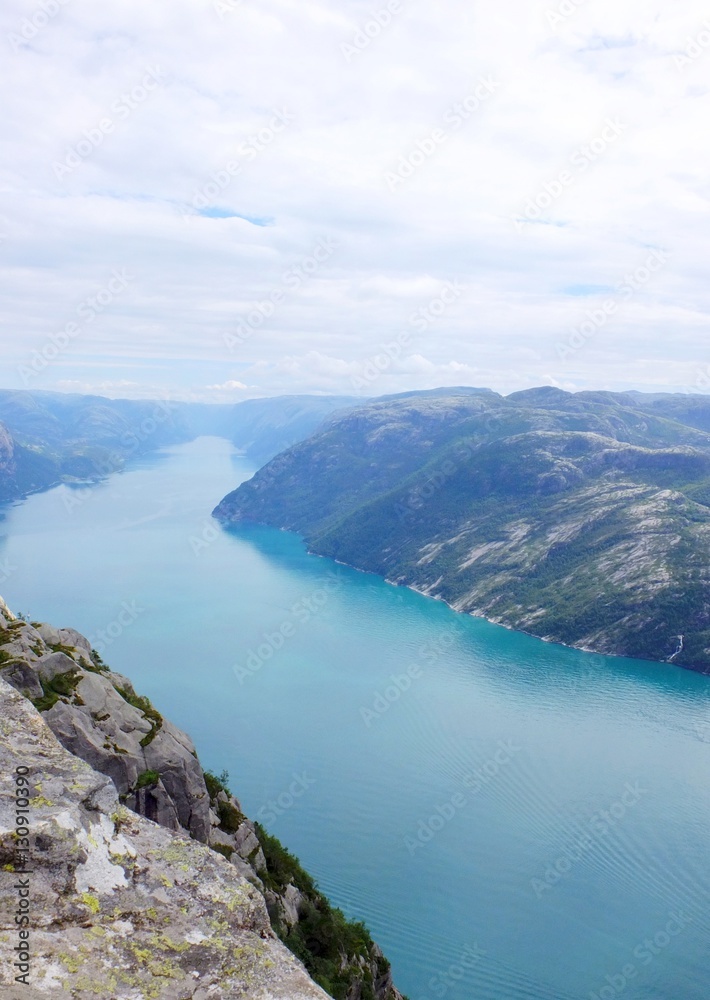 Fjord view from the Pulpit Rock