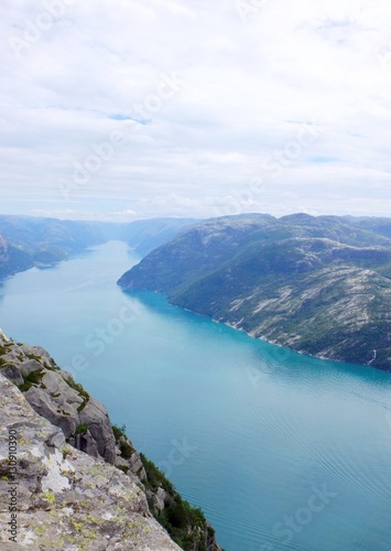 Fjord view from the Pulpit Rock