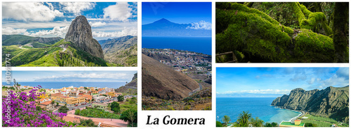 Postcard La Gomera, Canary Islands, Spain photo