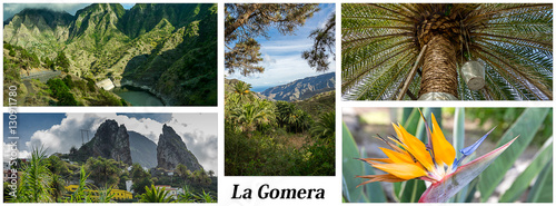 Postcard La Gomera, Canary Islands, Spain photo