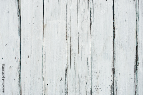 A vertically placed wooden Board white