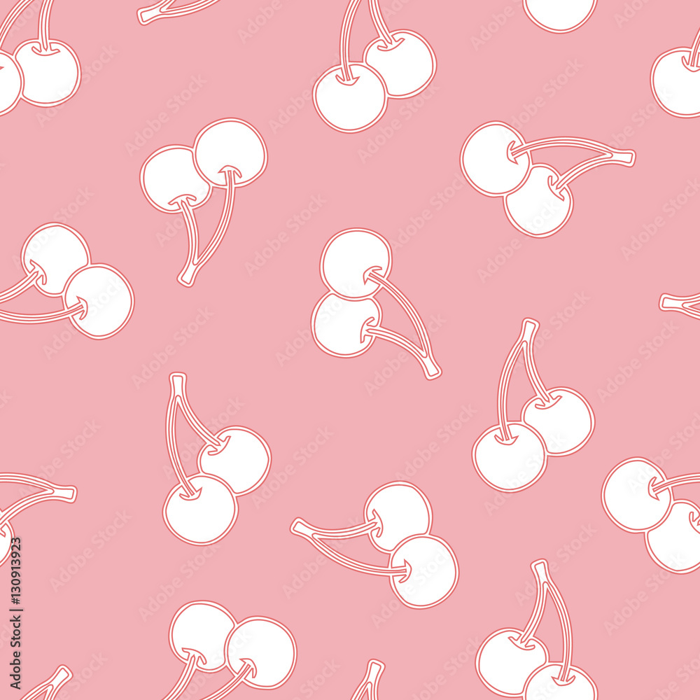 vector pattern Cherries