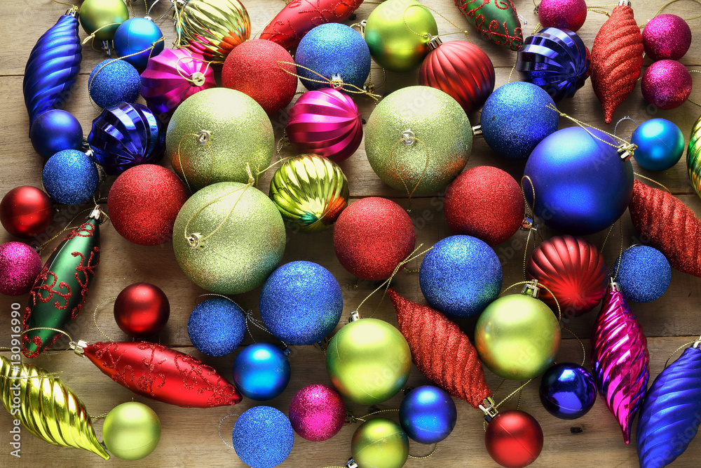 Fototapeta premium Christmas Baubles