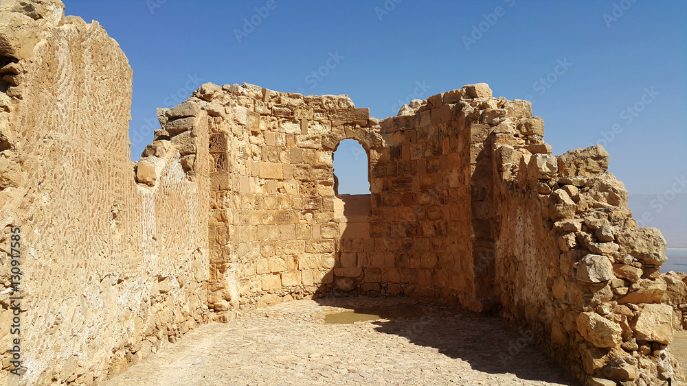 fortress of masada in judea desert