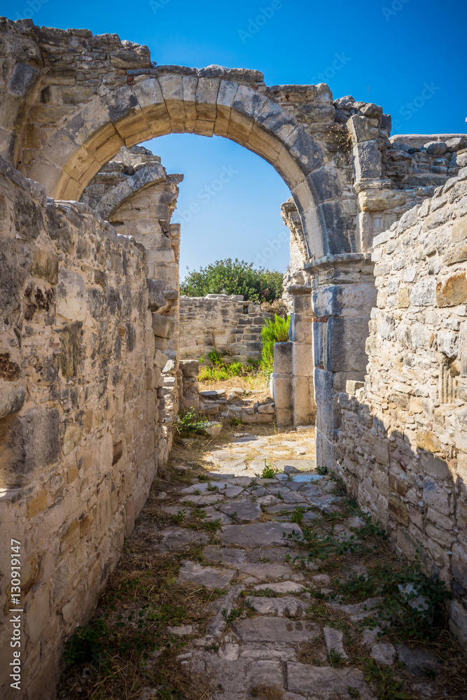 Ruins of an Orthodox monastery in Cyprus