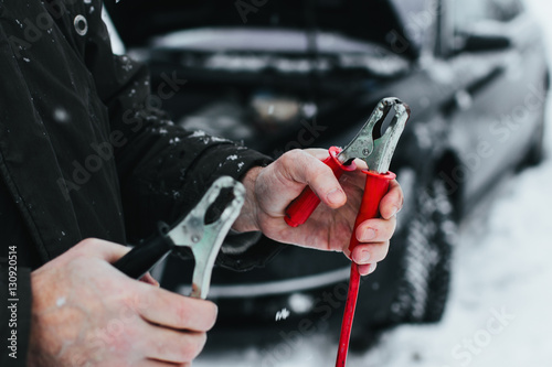 Car on winter