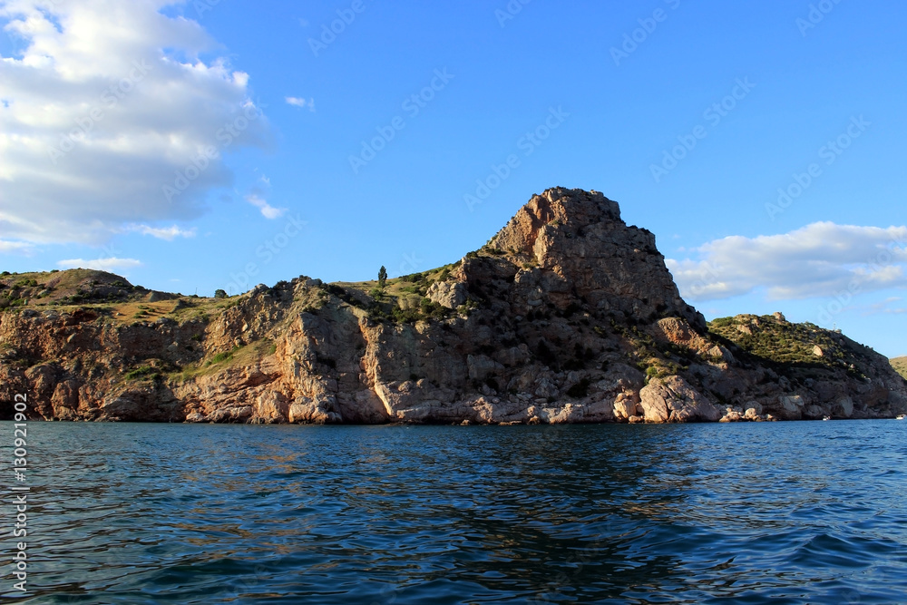 View of the Rocks near Balaklava Bay in Sevastopol, Crimea