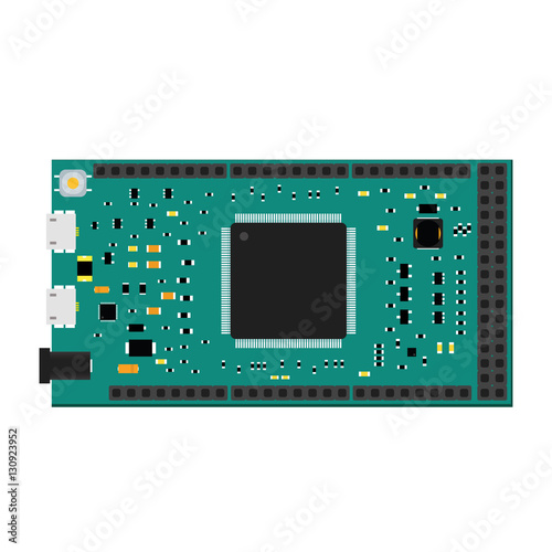 DIY electronic mega board with microcontroller