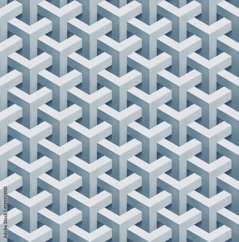 White abstract geometrical seamless background 3d rendering White abstract geometrical seamless background 3d rendering