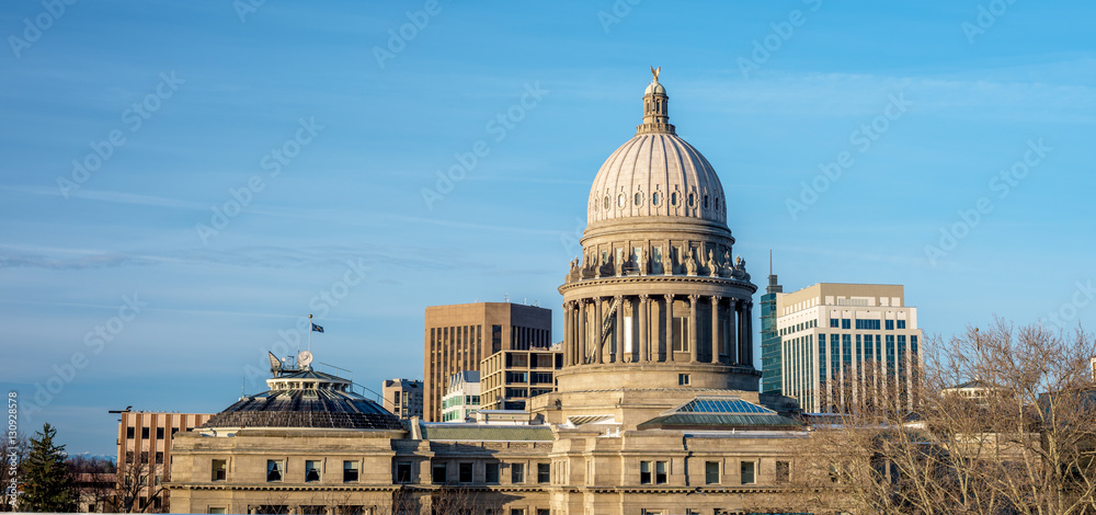 Fototapeta premium Boise city buildings with the capital