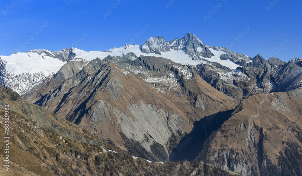LUFTBILD-GROSSGLOCKNER - Klimawandel in den Alpen