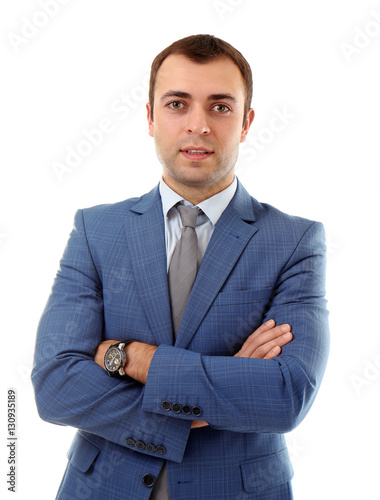 Confident handsome business...