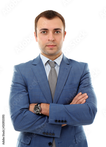 Confident handsome business...