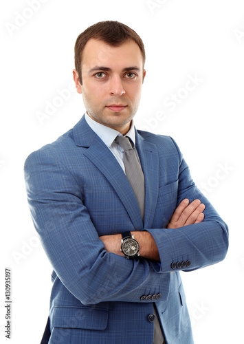 Confident handsome business...