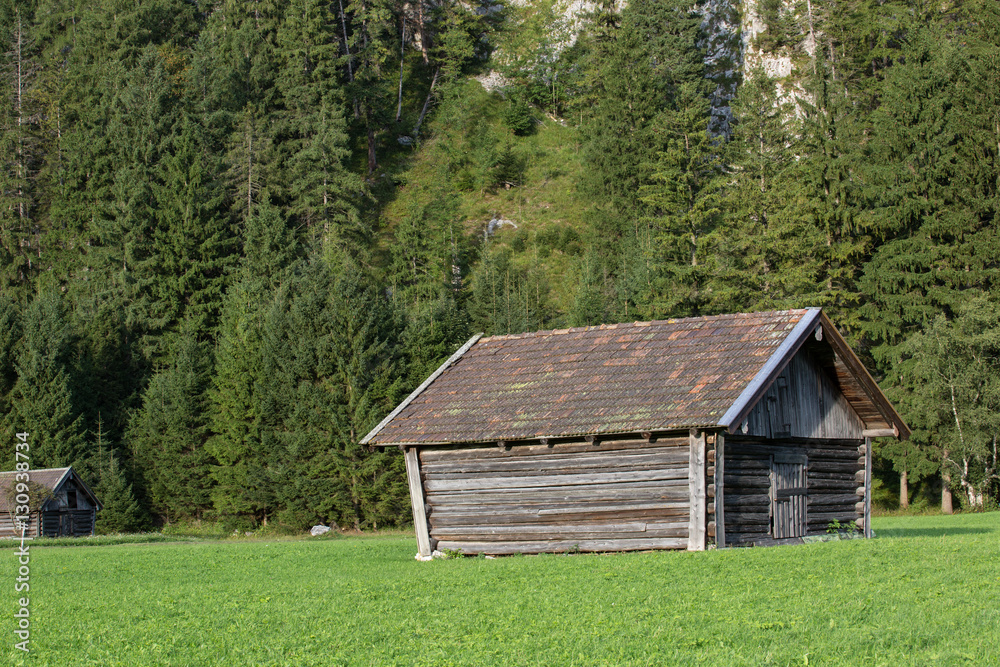 Almhütte im Isartal Almhütte im Isartal