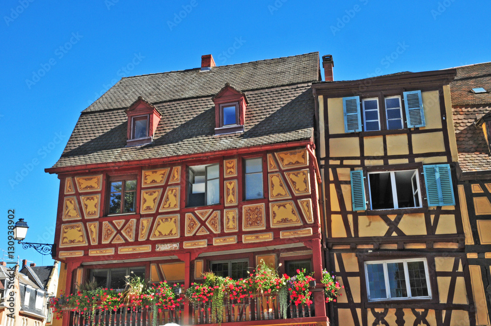 Antiche case di Colmar, Alsazia - Francia