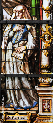 Stained Glass - Frances of Rome