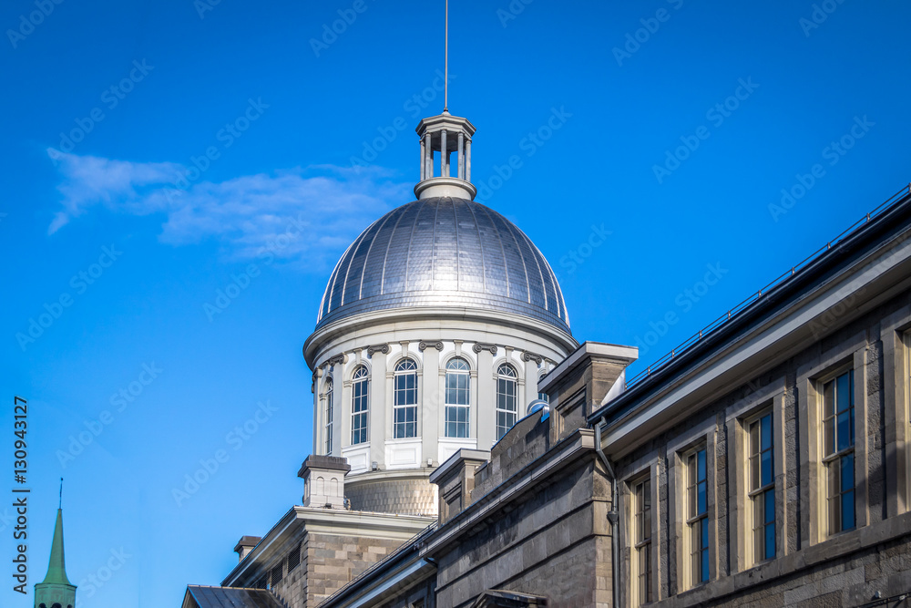 Bonsecours Market Dome in old Montreal - Montreal, Quebec, Canada