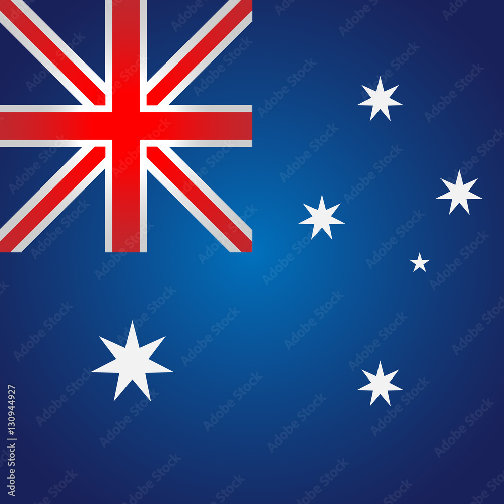 Fototapeta premium Australia flag.