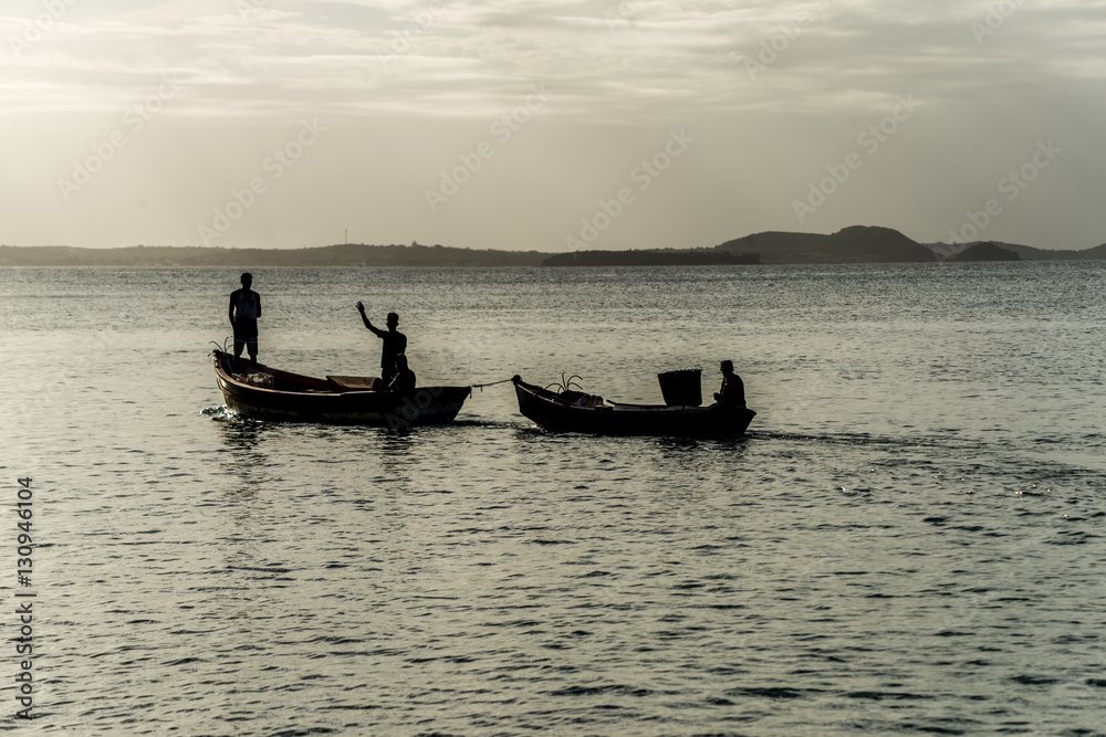 Fototapeta premium people on the sea