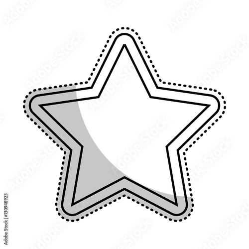 star favorite symbol icon vector illustration design
