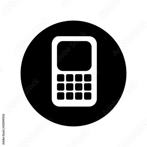 smartphone technology line icon vector illustration design