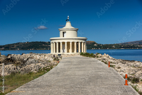 Amazing Seascape of Lighthouse of St. Theodore at Argostoli,Kefalonia, Ionian islands, Greece