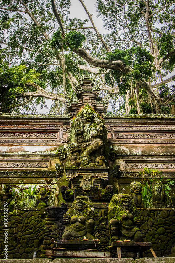 Naklejka premium Overgrown Temple