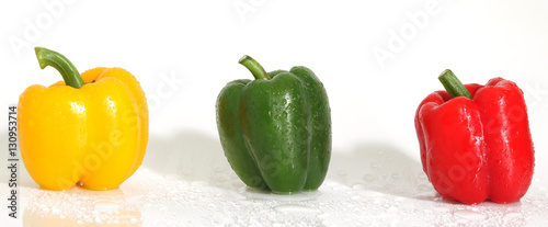 Fresh sweet pepper isolated