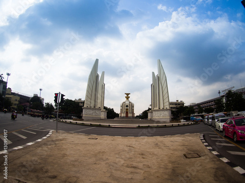 Democracy Monument on Ratchadamnoen Road