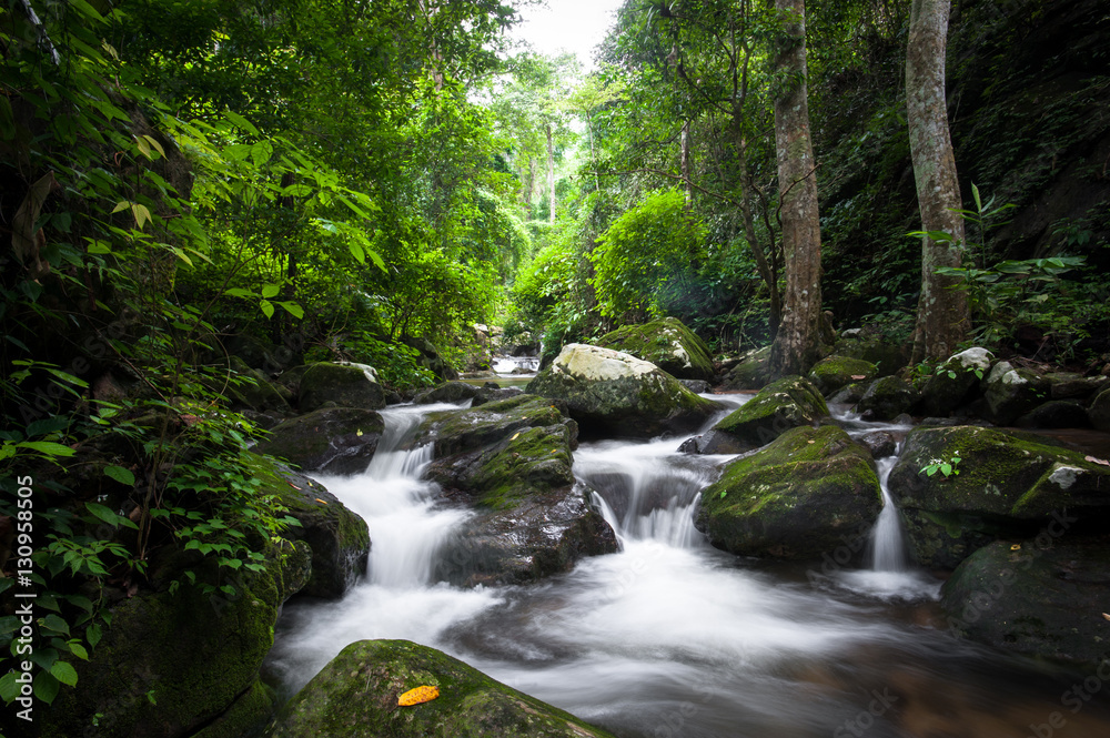 Waterfall beautiful in province asia southeast asia , Waterfall