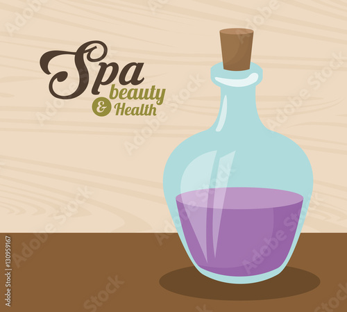 spa beauty and health aromatherapy vector illustration eps 10