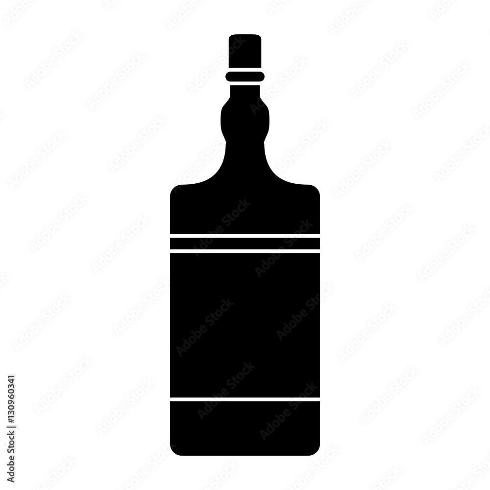 silhouette bottle whiskey expensive liquor vector illustration eps 10 silhouette bottle whiskey expensive liquor vector illustration eps 10