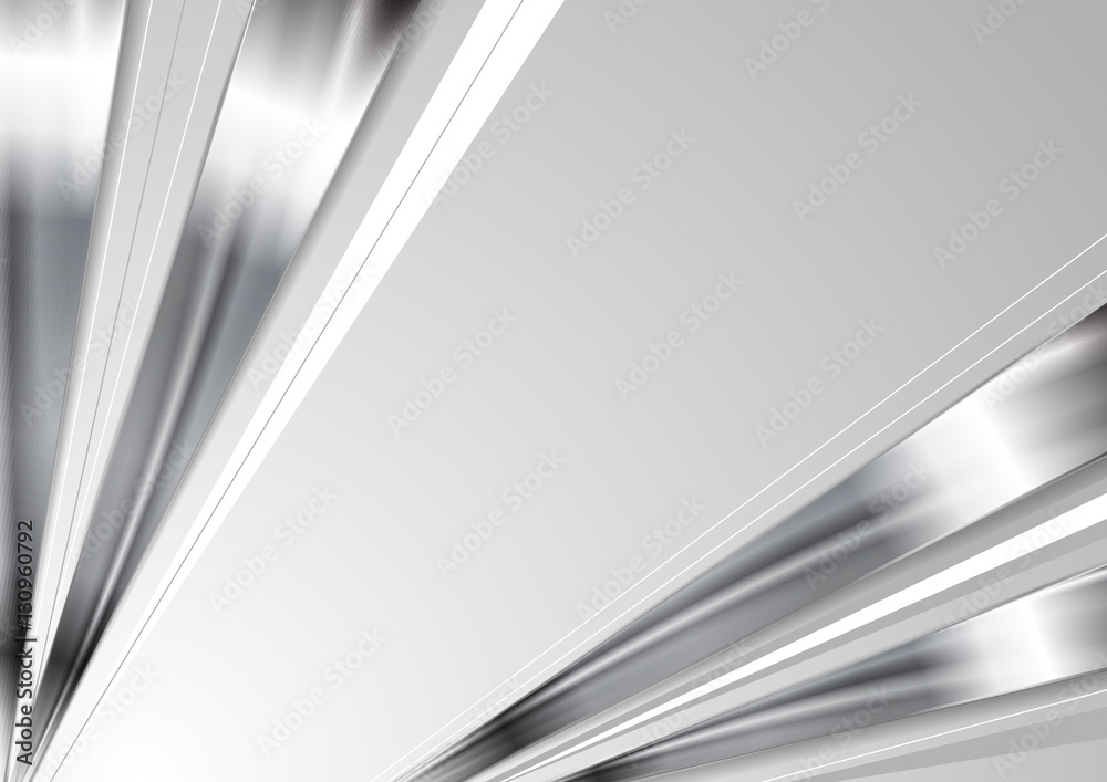 Silver abstract technology stripes vector background Silver abstract technology stripes vector background